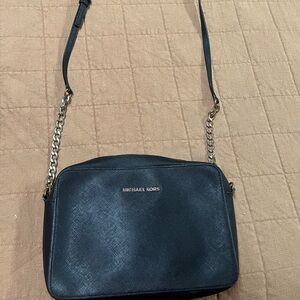 Michael Kors Crossbody Bag with Gold Accents